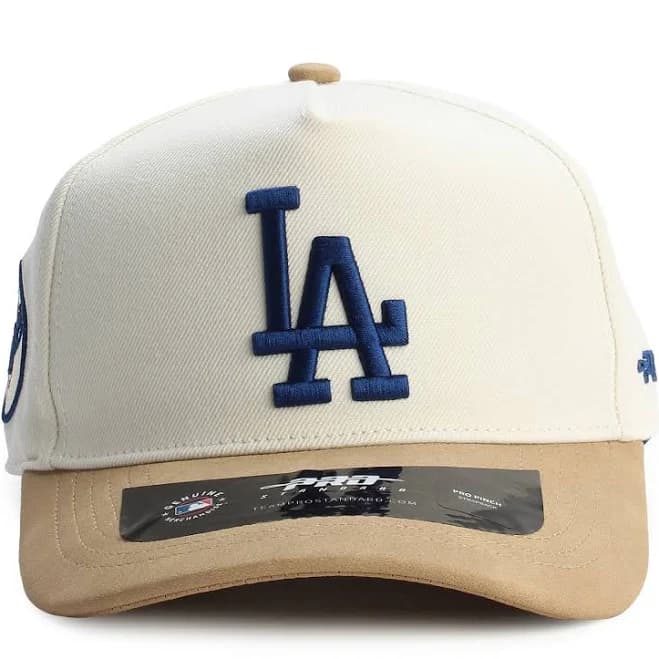 Pro Standard Men's Los Angeles Dodgers Suede Strapback Hat