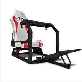 GTA Racing Seat Simulator Black / Black / Red