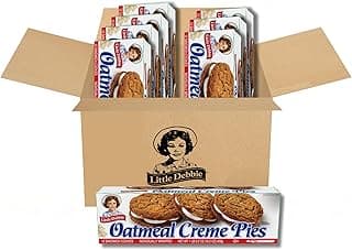 Little Debbie Oatmeal Creme Pies, 96 Individually Wrapped Sandwich Cookies (8 Boxes)