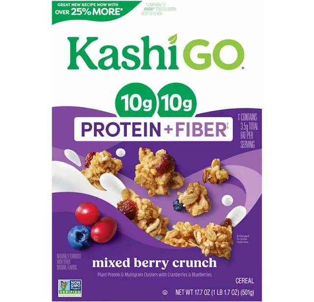 kashi GO Mixed Berry Crunch Protein Cereal