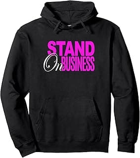 Pink Color Stand On Business Pink Graphic Pullover Hoodie