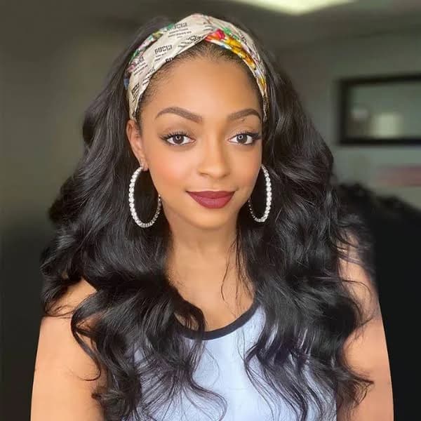 Body Wave Glueless Headband Wig