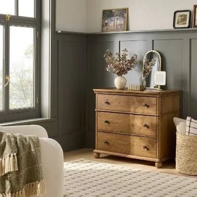Hearth & Hand with Magnolia Classic 3 Drawer Vertical Dresser