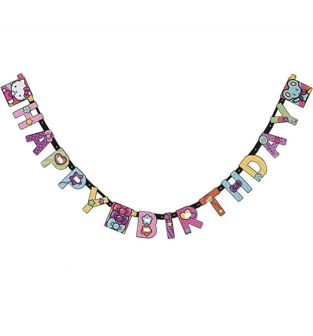 Hello Kitty Birthday Banner