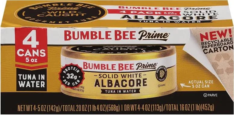 Bumble Bee Prime Fillet Solid White Albacore in Water