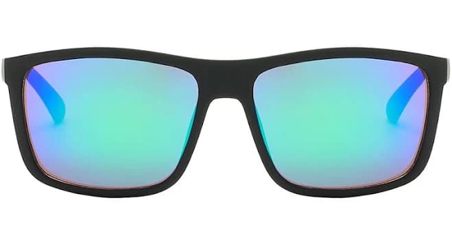 Mirrored Classic Matte Black Sunglasses - Reaction by Piranha Sunglasses