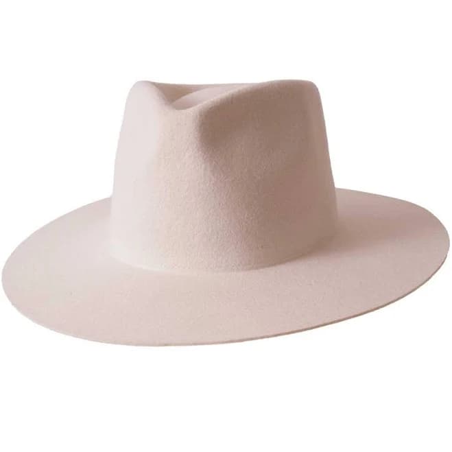 American Hat Makers Rancher Wide Brim Felt Fedora Hat