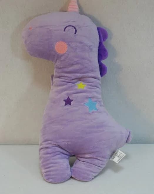 Soft Purple Unicorn Seat Belt Pillow for Kids