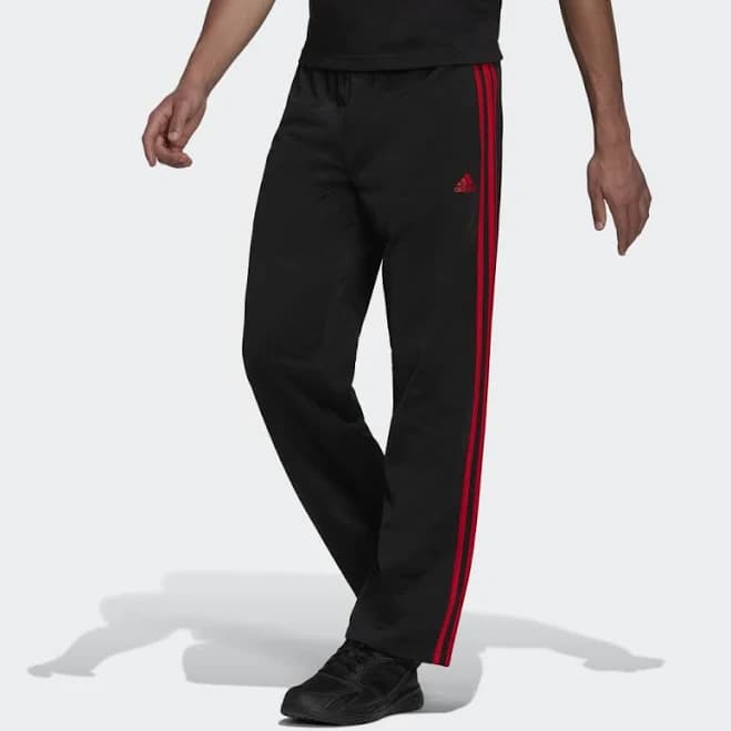 Adidas Essentials 3-Stripes Tricot Open Hem Pants Men's Workout
