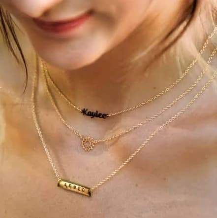 Lumiela Michelle Name Necklace