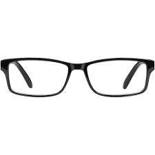 M Readers Men's Scratch Resistant Fraizer +1.00 Rectangle Reading Glasses with Case, Black HSA/FSA Eligible - Walmart.com