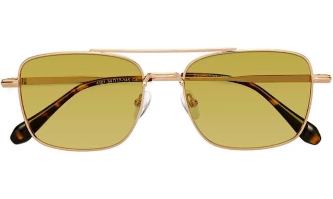 Dash Double Bridge Metal Sunglasses