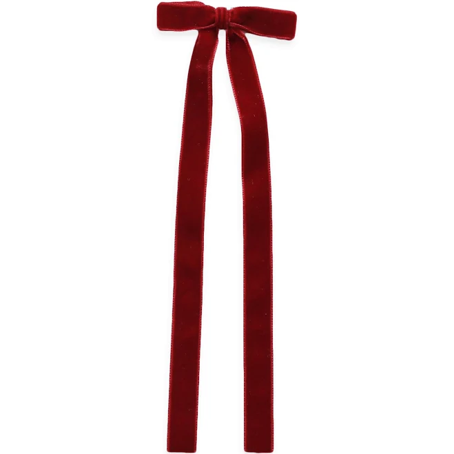 Velvet Long Tail Bow