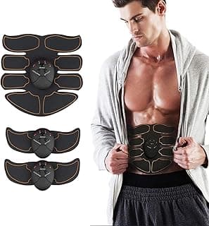 Kirlor Fitness Belt Abs Stimulator Muscle Training Fitness Workout Equipment Ab Core Toner Belt for Abdominal/Arm/Leg for Home Use
