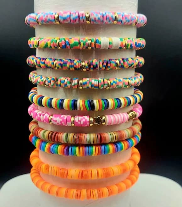 Clay Beaded Bracelet