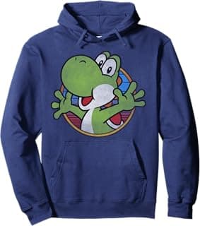 Yoshi Color Fade Circle Logo Pullover Hoodie