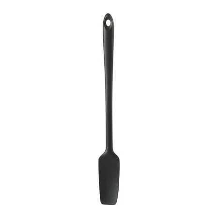Silicone Jar Spatula Non-Stick Rubber Scraper Spatula Silicone Scraper for Jars, Smoothies, Blenders Cooking Baking Stirring Mixing Tools (Black),