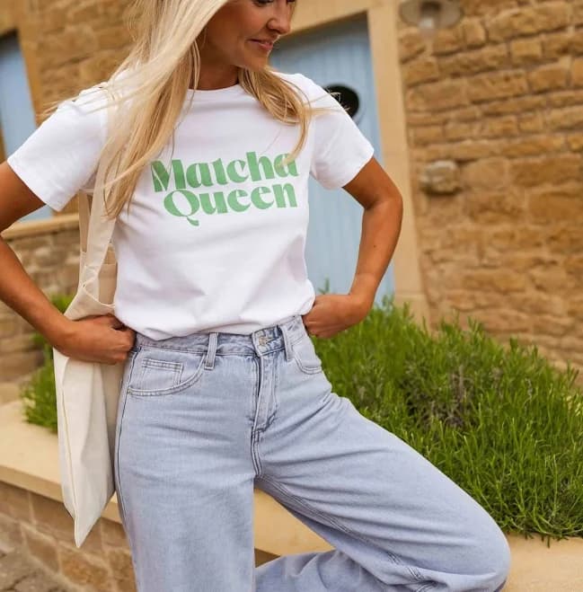 Matcha Queen Crewneck T-Shirt