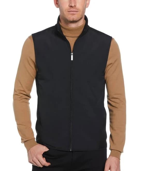 Perry Ellis Men's Full-Zip Fleece Vest