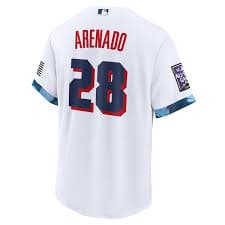 Men's St. Louis Cardinals Nolan Arenado Nike White 2021 MLB All-Star Game Replica Player Jersey