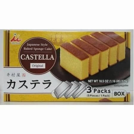Imuraya Original Castella Japanese Style Baked Sponge Cake 1.4 Ounce