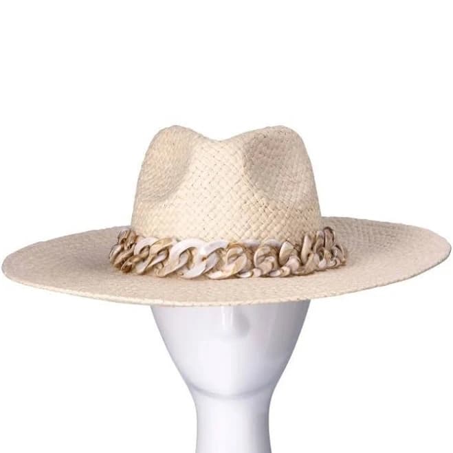Time and Tru Women's Woven Straw Fedora