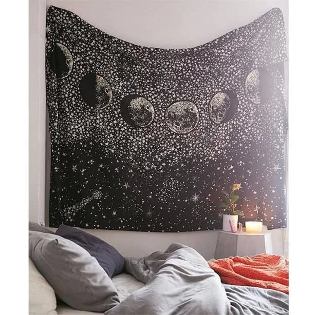 Boho Moon Tapestry