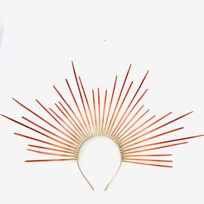 Women's Sunburst Crown Headpiece