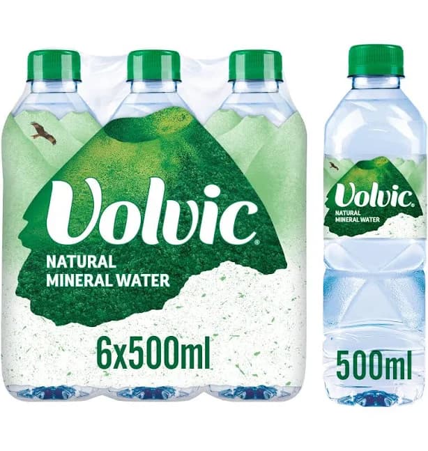 Volvic Still Mineral Water 6x500ml