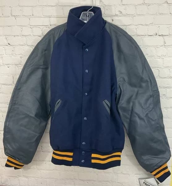 Holloway Original Wool Nylon Leather Varsity Jacket