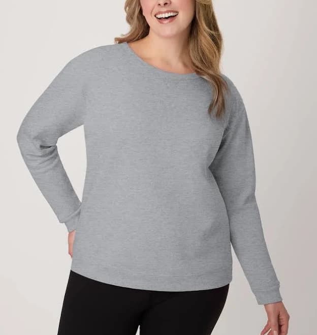Hanes Women's ComfortSoft EcoSmart Crewneck Sweatshirt