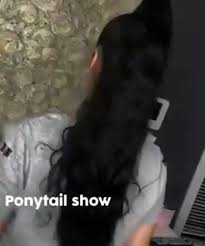 Amazon.com : Water Wave Ponytail Human Hair Extension, 100% Human Hair Drawstring Corn Wave Ponytails for Black Women, 3C Curly Wavy Pony Tails 10A Brazilian Hair Extension, 22 Inches : Beauty & Personal Care