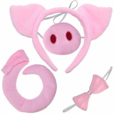 Skeleteen Pig Costume Accessories Set