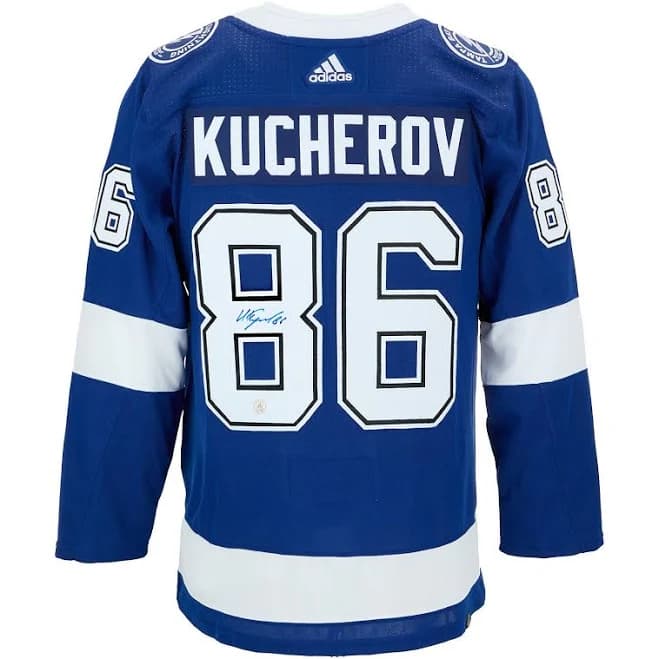 adidas Nikita Kucherov Signed Tampa Bay Lightning 2020 Stanley Cup Jersey