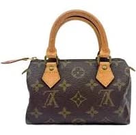 Louis Vuitton Mini Speedy Monogram Canvas Handbag