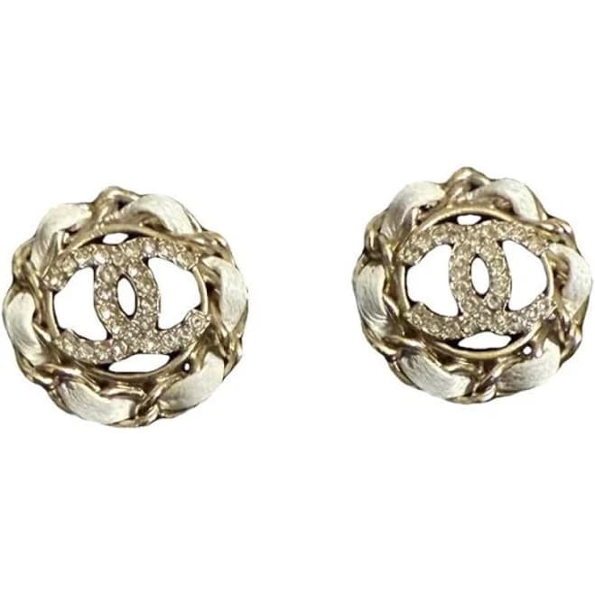 CHANEL CC Logo Earrings