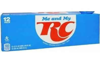 Me & My RC Retro Royal Crown Cola Soft Drink Beverage Cans