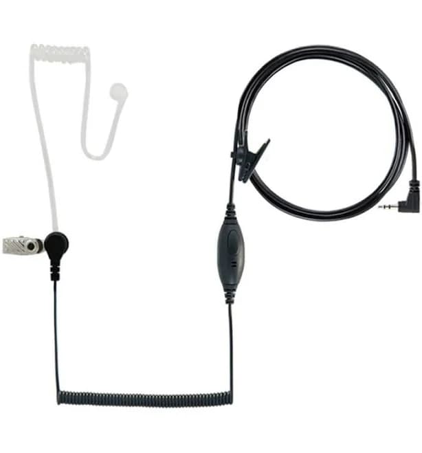 Cobra Black Surveillance Wired Earbud and In-Ear Style Headset with Microphone (2-Pack)
