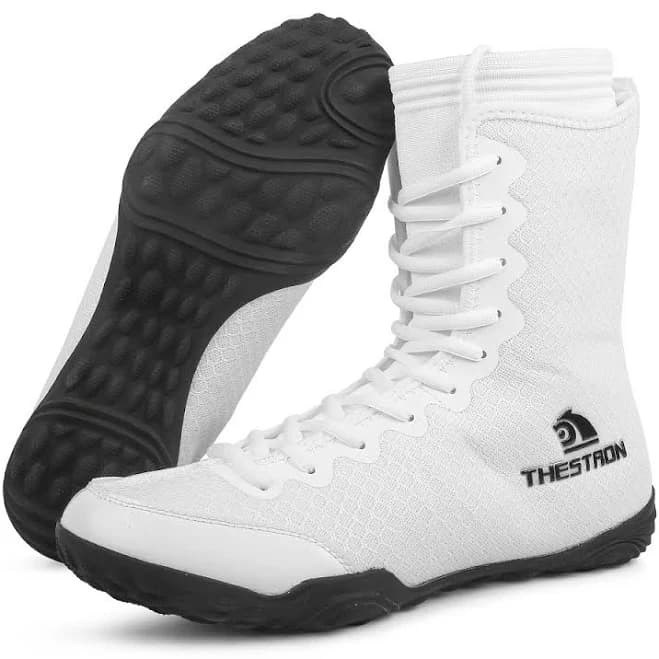 Men's High-Top Non-Slip Rubber Boxing Shoes