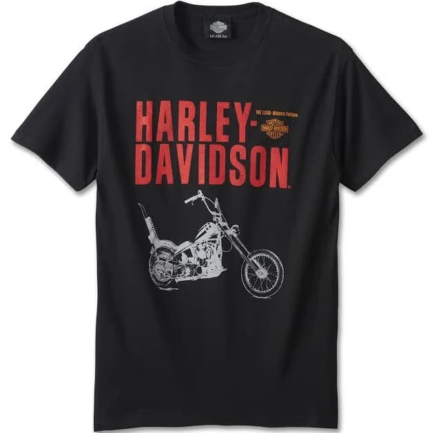 Harley-Davidson Men's Vintage Motorcycle Tee Shirt