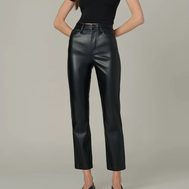 Joe's Women's Lyra Slim Ankle Vegan Leather Jeans