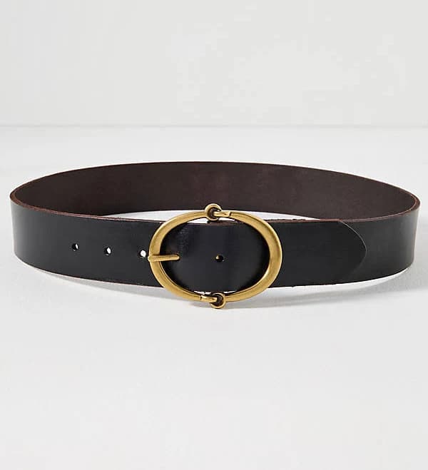 Anthropologie Round Buckle Belt