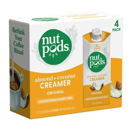 Nutpods Original Unsweetened Coffee Creamer