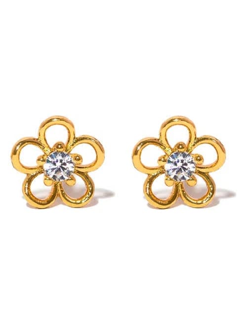 Girls Crew Teeny Tiny Flower Stud Earrings