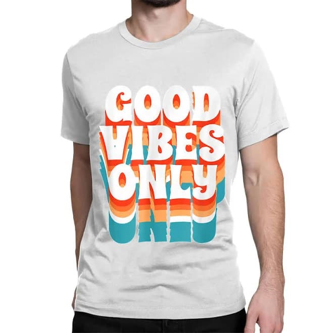 Artistshot Good Vibes Only Positive Message T-Shirt