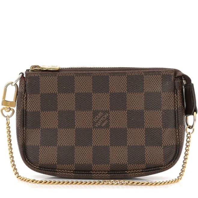 Louis Vuitton Damier Ebene Mini Pochette Accessoires Handbag (2011)