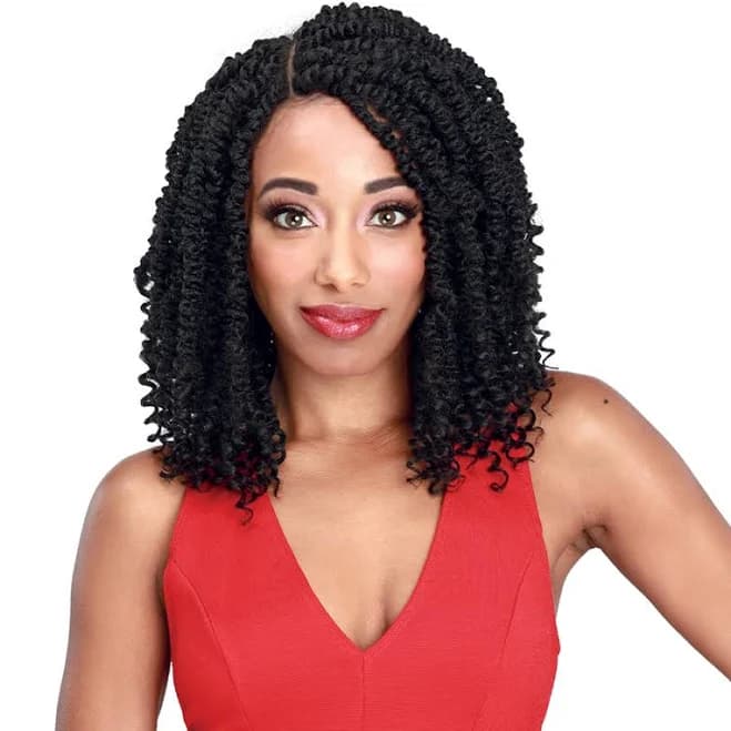 Zury Sis 4x5 Braided Lace Front Wig Passion Twist V16