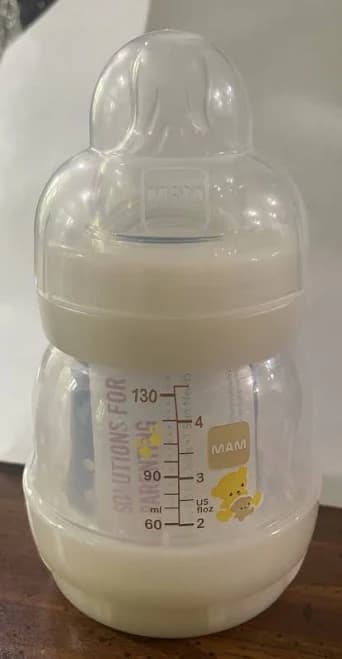 Mam Baby Easy Start Anti-colic Bottle 4.5 Oz with Starter Pacifier