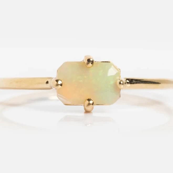 14K Mod Love Birthstone Ring