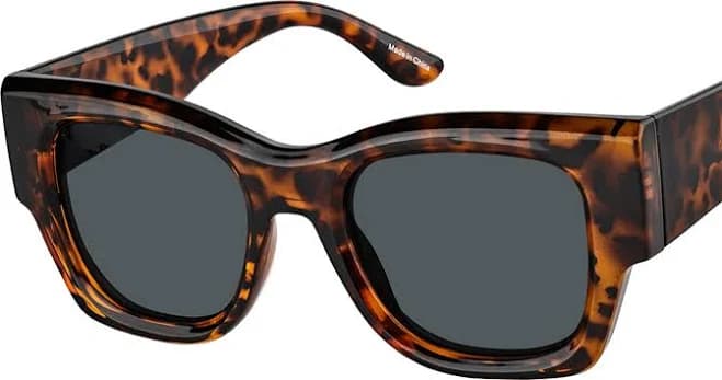 Zenni Oval Plastic Full Rim Sunglasses